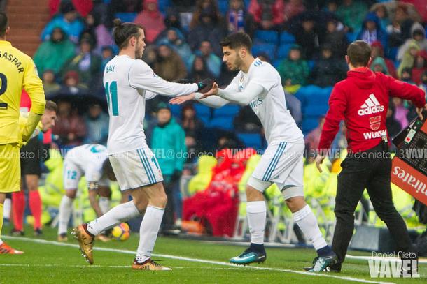 Asensio entra por Bale. // Foto: Daniel Nieto (VAVEL)