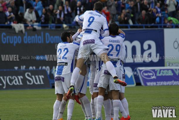 El CD Leganés consiguió imponerse por 3-0 a la Ponferradina | Foto: Jesús Troyano (VAVEL).