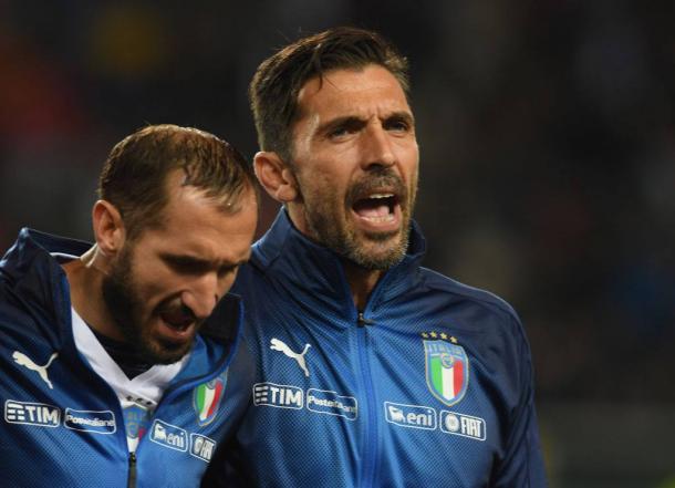 El futuro de Buffon en la 'azzurra' está en el aire. Chiellini será el líder. / Foto: Nazionale Italia
