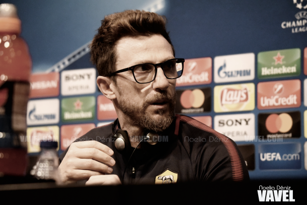 Di Francesco en rueda de prensa | Foto de Noelia Déniz, VAVEL