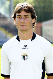Aritz Aduriz con 21 años en el Burgos CF. Imagen: lamedialunadelarea.wordpress.com