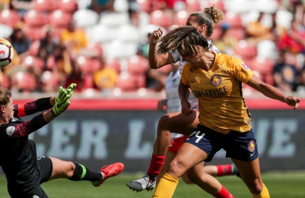 Katie Stengel puts Utah back in front | Source: Spenser Heaps-KSL.com