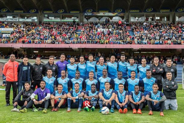 Foto del equipo en el Estadio Libertad de Pasto. Foto: Quique Rosero.