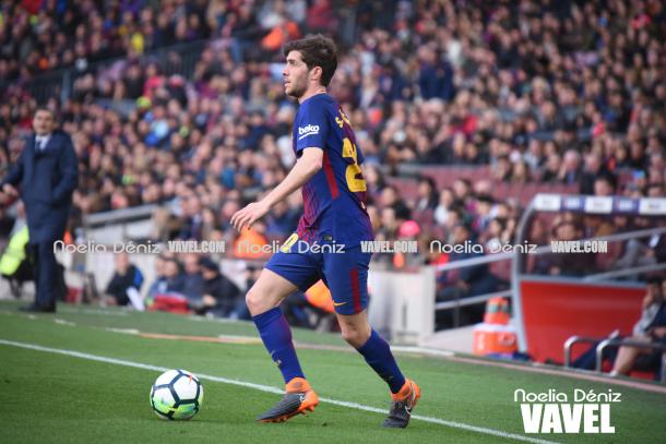 Sergi Roberto, último futbolista del filial en asentarse en el primer equipo | Foto: Noelia Déniz - VAVEL
