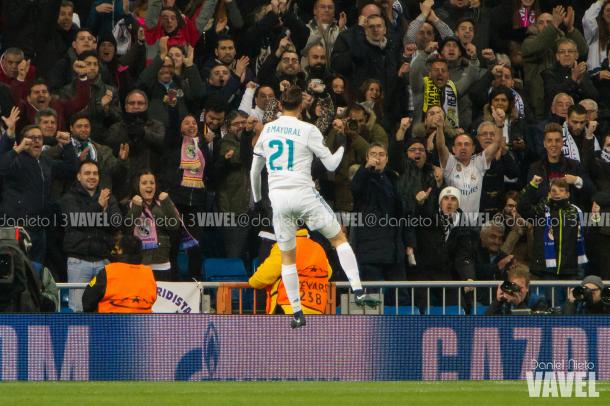 Borja Mayoral celebrando su gol | Foto: VAVEL