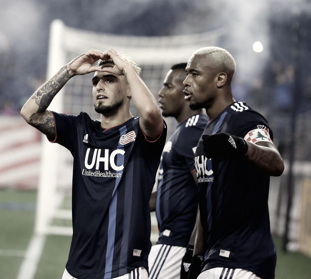 Diego celebrates his goal against Montreal | Photo by David Silverman 