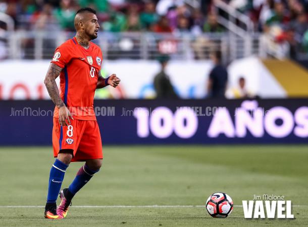 Arturo Vidal as motivated as ever. Photo: VAVEL