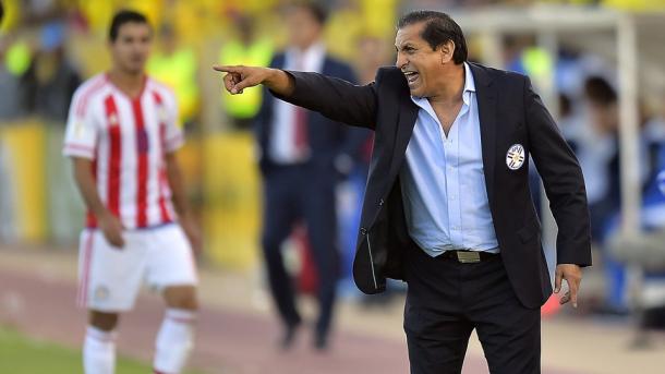 Paraguay NT coach Ramon Diaz. Photo: AFP