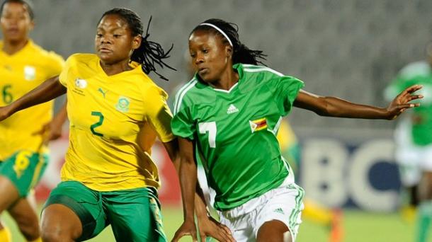 Rudo Neshamba (right) will be a key player for Zimbabwe this summer. (Photo: FIFA)