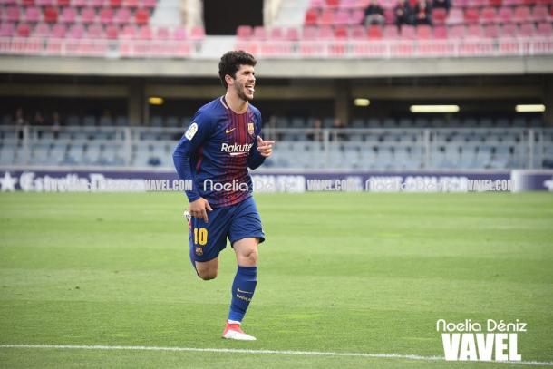 Carles Aleñá, máximo goleador del Barça B | Foto: Noelia Déniz - VAVEL