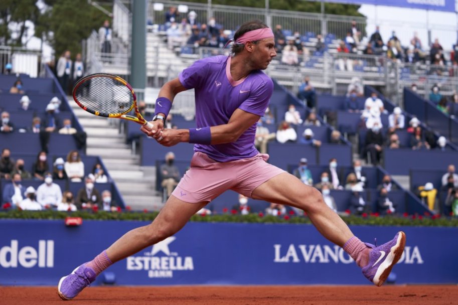 Nadal in action earlier in the week in Barcelona/Photo: Barcelona Open Banc Sabadell