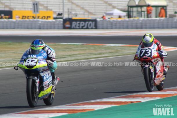 Stefano Nepa junto con Maximilian Kofler en Valencia | Foto: Rocío Hellín - VAVEL