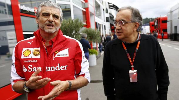 Maurizio Arrivabene y Sergio Marchionne. (Fuente | REUTERS)