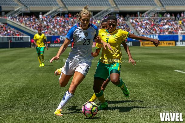 Allie Long could be the next American to join Lyon | Source: Gary Duncan-VAVEL USA