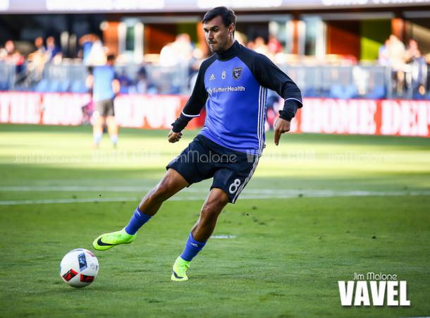 Chris Wondolowski leads the San Jose Earthquakes in goals and will be looking to add to his season total | Jim Malone - VAVEL USA