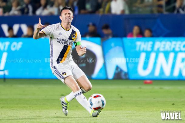 Robbie Keane, seen here in a game against the Houston Dynamo, has always been a thorn in the side of the Seattle Sounders | Amanda Schwarzer