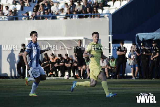 Rukavina y Szymanowski en el Leganés 3-2 Villarreal | Foto: VAVEL