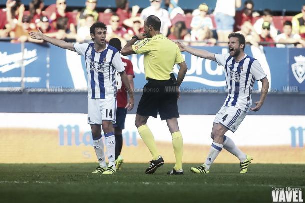 Álvarez Izquierdo debutó esta temporada con el Osasuna 0-2 Real Sociedad | Foto: VAVEL