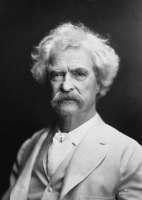 Mark Twain | Fotografía: A. F. Bradley (Nueva York, 1907)