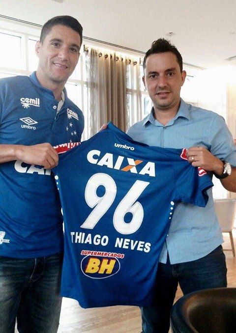 Klauss Câmara viabilizou contratação de Thiago Neves neste início de temporada (Foto: Divulgação/Cruzeiro)