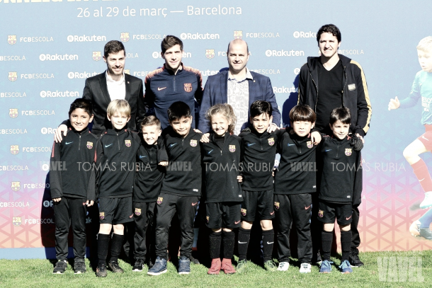 Presentación del VII Torneig Internacional de la FCB Escola | Foto de Tomás Rubia, VAVEL