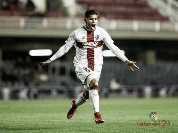 Cucho Hernández celebrando un gol | Fotografía: La Liga