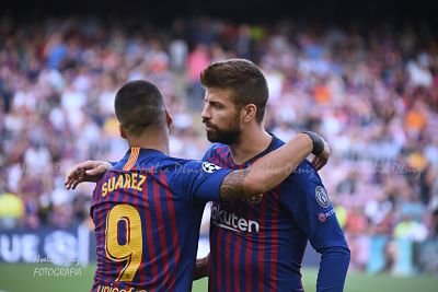 Piqué y Suárez serán titulares | Foto: Noelia Déniz, VAVEL