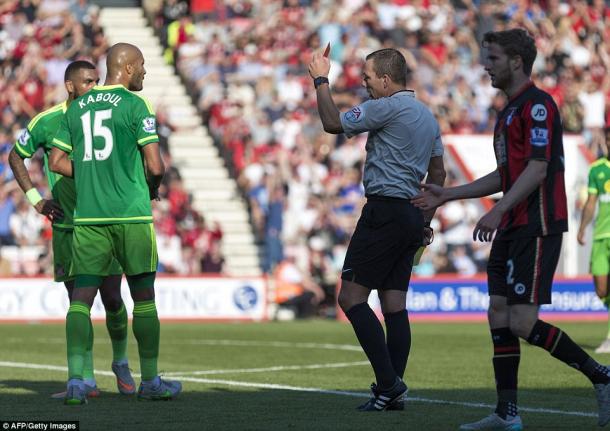 Kaboul was sent off the last time these two met. | Photo: Getty 