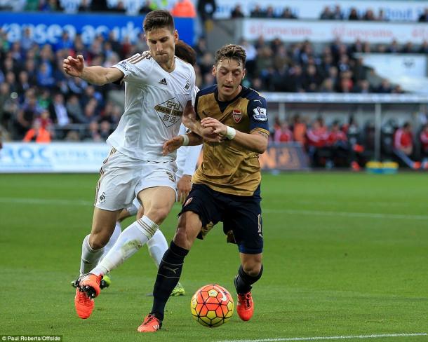 Arsenal were 3-0 victors in the reverse at the Liberty in October. | Photo: Paul Roberts