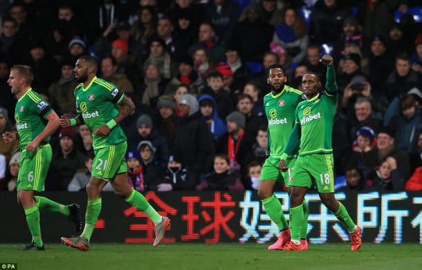 Sunderland will be looking to do the double over Palace on Tuesday, with Jermain Defoe's strike giving them a 1-0 win at Selhurst Park in the reverse at the back end of last year. | Photo: PA