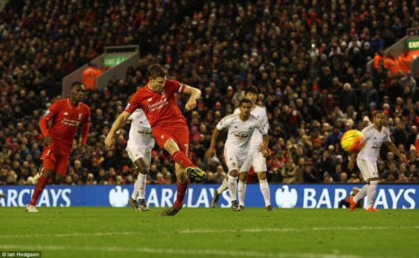 James Milner's penalty was the difference on Sunday. (Photo: Ian Hodgson)