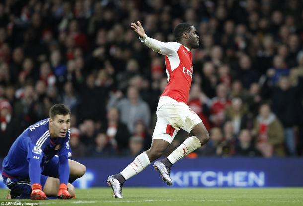 Joel Campbell broke the deadlock against the run of play on Saturday. (Photo: Getty)