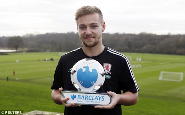 Above: Harry Chapman been unveiled as the under-21 player of the month | Photo: Reuters