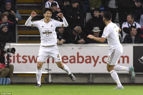 Ki Sung-Yeung's goal was the difference when these two met back in December at the Liberty. | Photo: Reuters