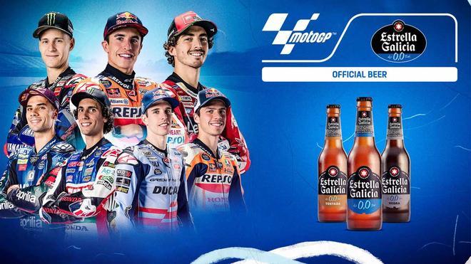 Estrella Galicia, cerveza oficial de MotoGP | Imagen: MotoGP