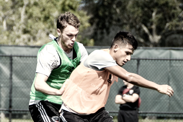 Yamil Asad in training with D.C. United. | Photo: D.C. United