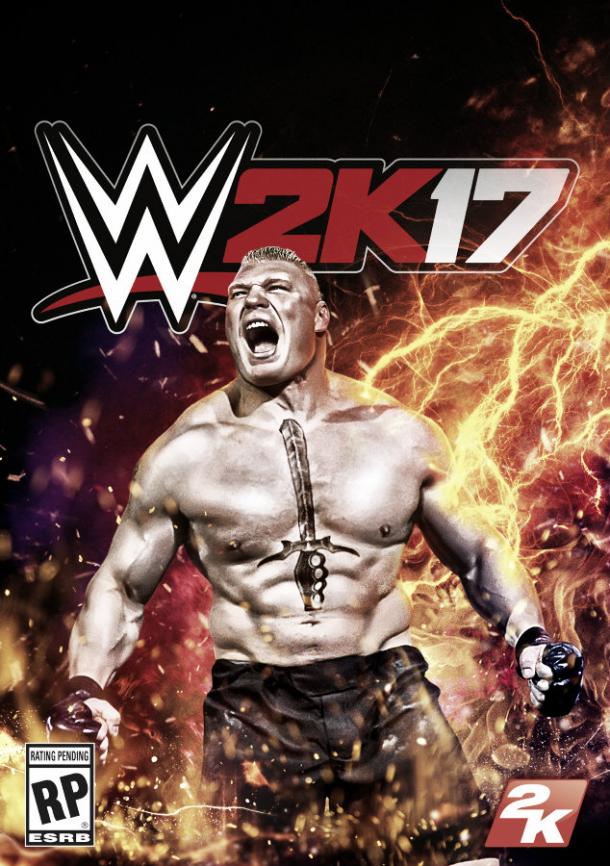 Lesnar on the cover ign.com