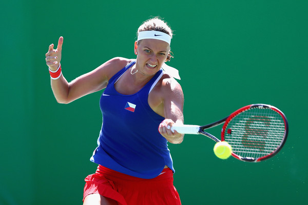 Petra Kvitova during Olympic action. Photo: Dean Mouhtaropoulos/Getty Images