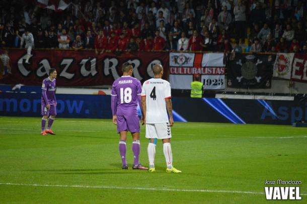 Mariano en uno de los pocos partidos que jugó con el Real Madrid I Foto: Jose Mendoza (VAVEL)