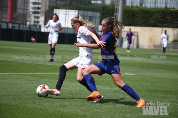 Lieke Martens cerró el partido con un golazo por la escuadra | Foto: Noelia Déniz, VAVEL