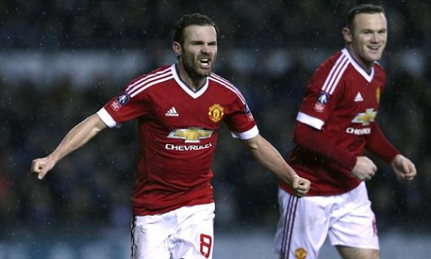 Juan Mata celebra su gol con rabia | Foto: BBC