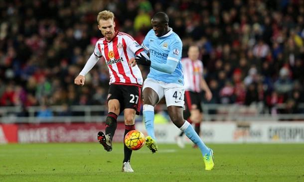 Kirchhoff's display against Man City was as refreshing as Allardyce's formation change. | Photo: Getty