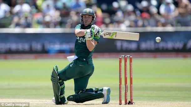 De Villiers looked to be back to his natural best today