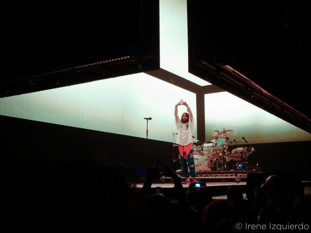 Jared y Shannon Leto en el concierto del 12 de abril en Madrid | Foto: Irene Izquierdo