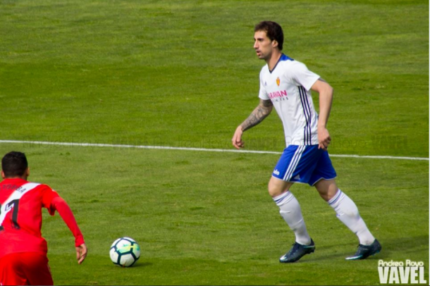 Una de las jugadas frente al Sevilla Atlético | Fotografía: Andrea Royo