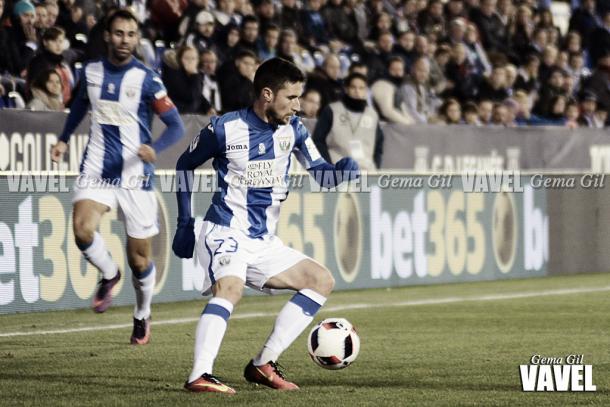 Omar Ramos, en el encuentro Leganés 1-3 Valencia del pasado martes | Foto: VAVEL