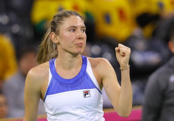 Ekaterina Alexandrova was clinical in the tie, bringing to Russia two crucial victories | Photo: Robert Ghement