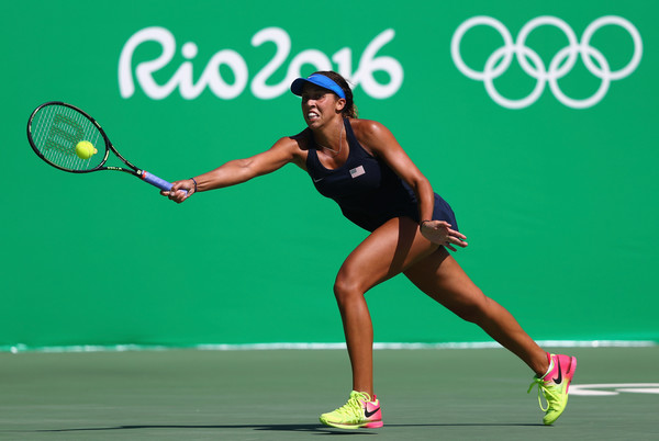 Madison Keys at the Rio Olympic Games. Photo: Dean Mouhtaropoulos/Getty Images 
