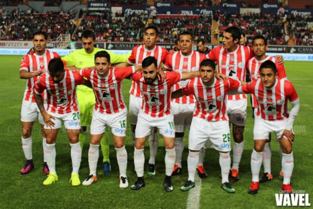 Foto: Diego Topete. Alineación de Necaxa - León