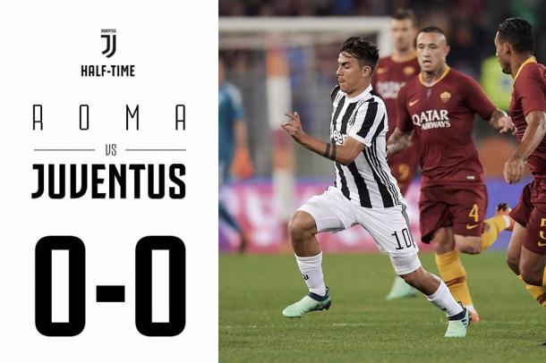 Empate a cero al descanso / Foto: Juventus
